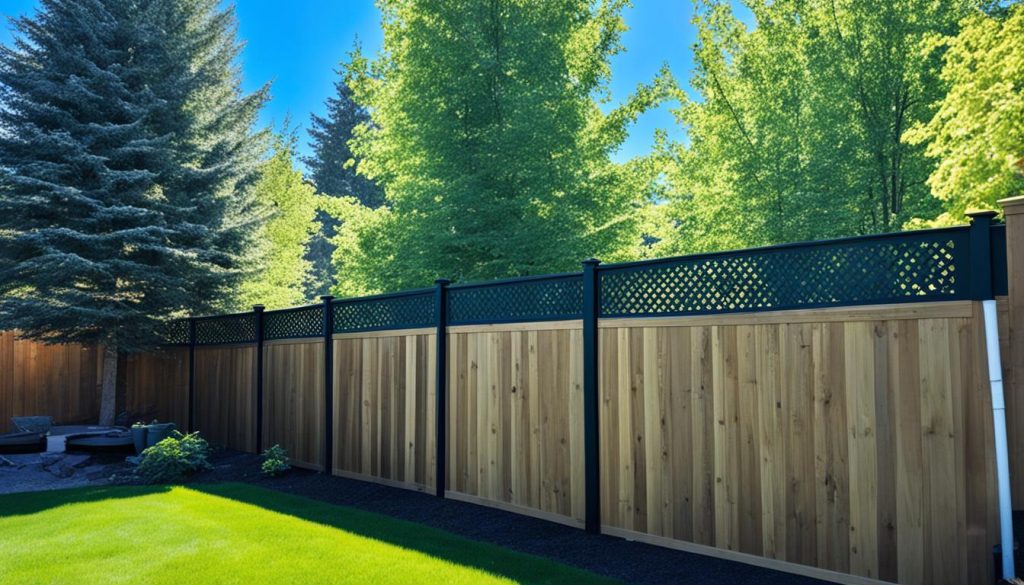 residential privacy fence